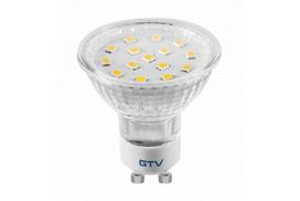 GU10 LED lemputė 4 W, 230 V, 4000 K ,330lm ,120°, LD-SZ1510-40, GTV