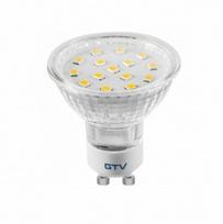 LED GU10 lemputė 4W, 230V , 3000K , 320lm , 120°, LD-SZ1510-30, GTV