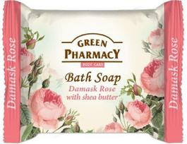 Tualetinis muilas su damasko rožių ekstraktu ir taukmedžio sviestu Green Pharmacy 100 g