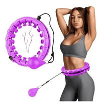 Gimnastikos lankas Hula Hoop, 140 cm, violetinis