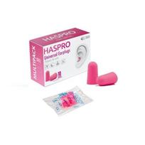 Haspro minkšti ausų kamštukai, 10 porų (38dB), rožinis