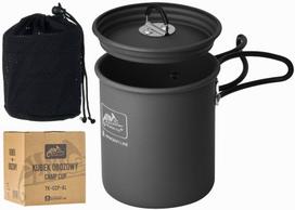 Sulankstomas turistinis puodelis su dangteliu Camp Cup Helikon-Tex, 850ml