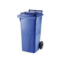 Šiukšlių konteineris 120 l, melynas