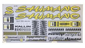 Dviračio rėmo lipdukai KR-4 SHIMANO