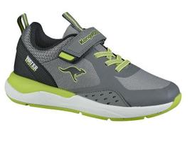 Kangaroos sportiniai batai vaikams KD-Dips EV, pilki/žali, 37