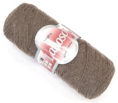 Mezgimo siūlai Lanoso Bonito 100g; spalva tamsiai ruda 909R