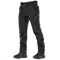Taktiškos softshell žieminės kelnės M-Tac vyrams, žygiai, juoda