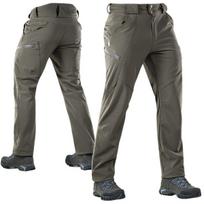 Taktiškos softshell žieminės kelnės M-Tac vyrams, žygiai, alyvuogių spalvos