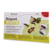 MINI Magnet WHITE 20x12cm, 20 vnt