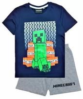 Marškinėlių ir šortų komplektas berniukams Minecraft