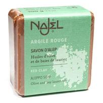 Šveičiantis muilas Aleppo su raudonuoju moliu Najel Aleppo, 100 g
