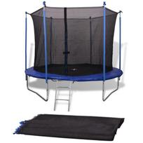 Apsauginis tinklelis apvaliems batutams, 3,05 m, juodas, Juoda