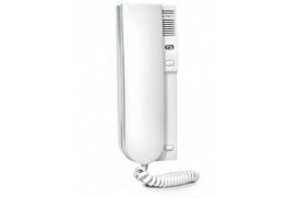 LY-8 pasikalbėjimo ragelis prie DD-5100 ir Laskomex telefonspynių, dvilaidis, baltos spalvos