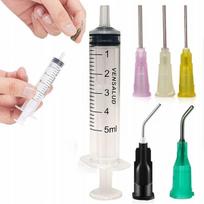 Dozavimo švirkštas 5ml – Luer-lock sistema, Tikslus, Komplektas su 5 skirtingais adatų tipais