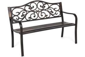Metalinis sodo suolas Bloom Gold