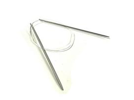Aliumininės apskritos mezgimo adatos 3,5 mm