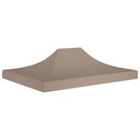 vidaXL Proginės palapinės stogas, taupe spalvos, 4x3m, 270 g/m²