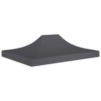 Proginės palapinės stogas, antracito spalvos, 4x3m, 270 g/m²