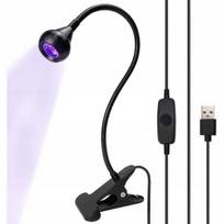 UV lempa Zenthril 3W – Lankstus kaklas, USB 5V maitinimas, Bangos ilgis 395–405 nm