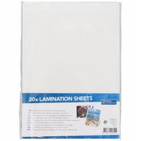 Pusiau blizgi laminavimo plėvelė, A4, 20 lapų