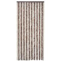 vidaXL Užuolaida nuo vabzdžių, smėl. ir švies. rud. 100x220 cm šenilis