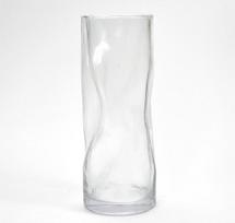 Vaza stiklinė, 25x10 cm