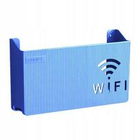 Sieninis laikiklis Switch Router, mėlynas