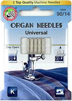 Organ Needles standartinis adatų komplektas buitinėms siuvimo mašinoms Nr. 90