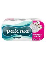 Paloma tualetinis popierius Deluxe pure white, 48 ritinėliai, 3 sluoksniai