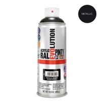 Purškiama dažai - Pinty - Plus Evolution - Metalizuota juoda NVS265 - 400 mL