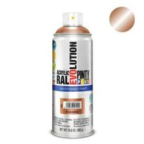 Vandens pagrindo akriliniai purškiami dažai vario efektas Metallic PintyPlus Evolution 400ml