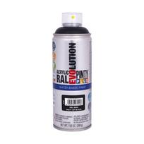 Vandens pagrindo akriliniai purškiami dažai juodas matinis RAL 9005 PintyPlus Evolution 400ml