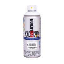 Vandens pagrindo akriliniai purškiami dažai balta RAL 9010 PintyPlus Evolution 400ml