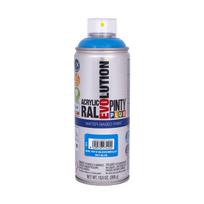 Vandens pagrindo akriliniai purškiami dažai mėlyna RAL 5015 PintyPlus Evolution 400ml