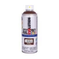 Vandens pagrindo akriliniai purškiami dažai ruda RAL 8001 PintyPlus Evolution 400ml