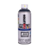 Vandens pagrindo akriliniai purškiami dažai pilka RAL 7012 PintyPlus Evolution 400ml