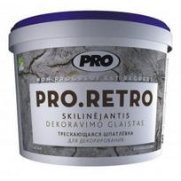 Skilinėjantis dekoravimo glaistas PRO RETRO 15 kg