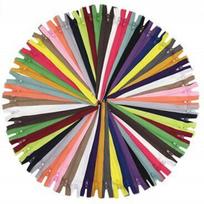 Užtrauktukas spiralinis RainBow® Nr.3 su rankinio fiksavimo spynele neišardomas 18 cm, įvairių spalvų, 60 vnt.