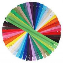 Užtrauktukas spiralinis RainBow® Nr.3 su rankinio fiksavimo spynele neišardomas 18 cm, įvairių spalvų, 25 vnt.