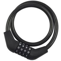 Dviračio spyna su kodu. Ilgis 65cm, skersmuo 10mm