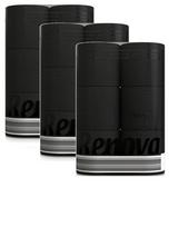 Renova tualetinis popierius, 3 x 6 ritinėliai, juodas