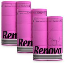 Rožinės tualetinio popieriaus Renova, 3 sluoksniai, 140 lapų, 16,1 metro, 3 x 6 ritiniai