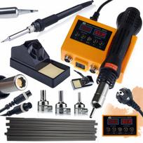 Lituoklio stotis Rosfix Orange Husky OH660 – 2in1 Hot-Air ir 900M, LED ekranai, Galia 660W