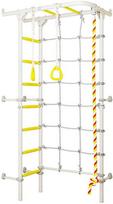 Sporto kompleksas (gimnastikos sienelė) SANRO S4 balta-geltona, 219,6x70,2x119cm, -