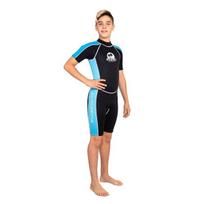 Vaikiškas neopreno hidrokostiumas Scorpena Shorty Junior 3mm, mėlynas
