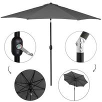 Lauko skėtis Springos GU00200, 300 cm, pilkas