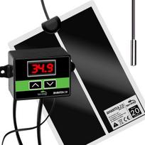 Šildymo kilimėlis su termostatu, Terrario Amantea 2.0, LED ekranas, 20W, 42x28 cm