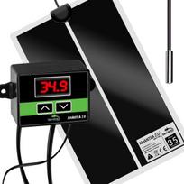 Šildymo kilimėlis su termostatu, Terrario Amantea 2.0, LED ekranas, 35W, 65x28 cm