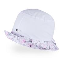 Medvilninė vienguba kepurė-panama mergaitėms TuTu, balta, 46/48 cm
