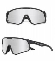 Dviratininkų akiniai Twinshield STW-C11, juodi/pilki